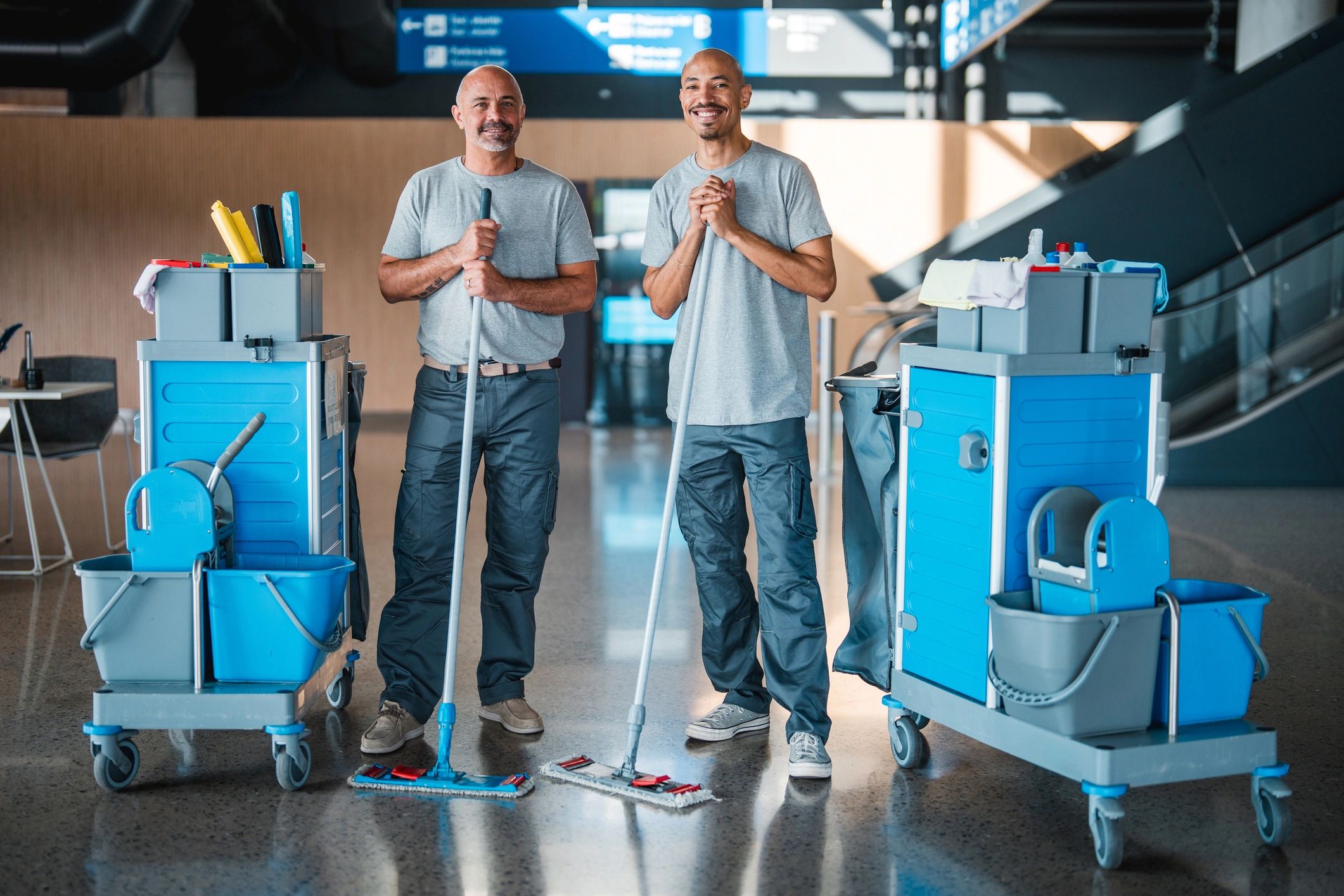 Maria Hernandez, professional cleaning team member